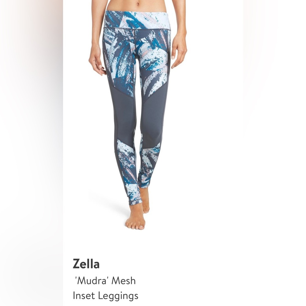 Nordstrom Zella “Mudra” Mesh Leggings Size Small